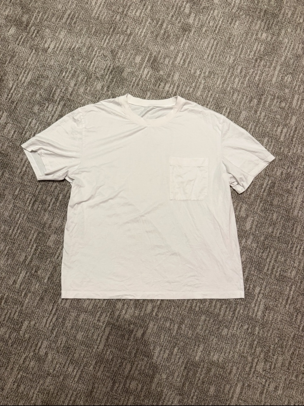 Classic White Lululemon Pocket T-Shirt - Men's